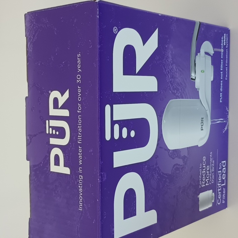 PUR Maxion faucet mountable filter NWT with all fittings. Model #FM3333B